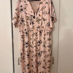 Rachel Roy Pink Floral Cait Dress Size 16W